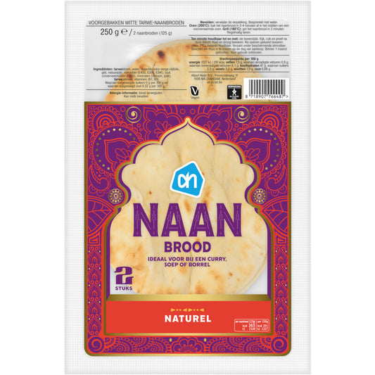 Albert Heijn Naan bread Natural 200gr