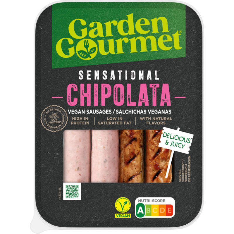 Garden Gourmet Chipolata Sausages 180gr