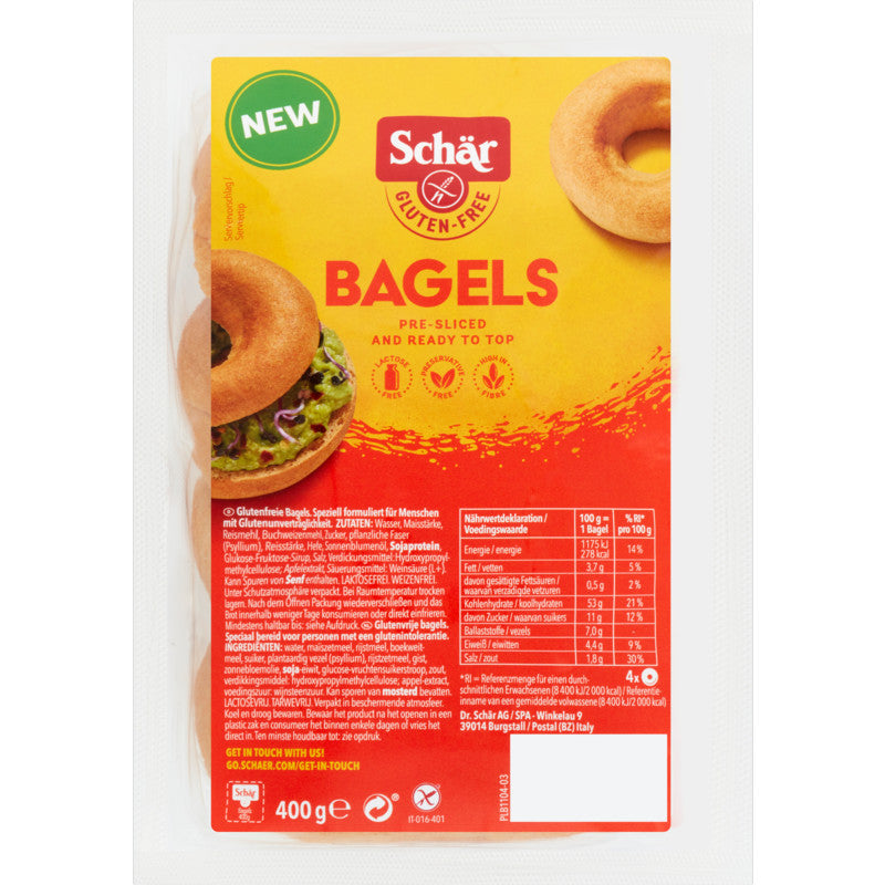 Schar Bagels 4x 400gr glutenfree