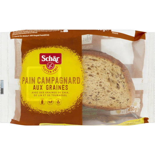 Schar Sourdough bread Multi-seed Pain Campagnard 250gr glutenfree