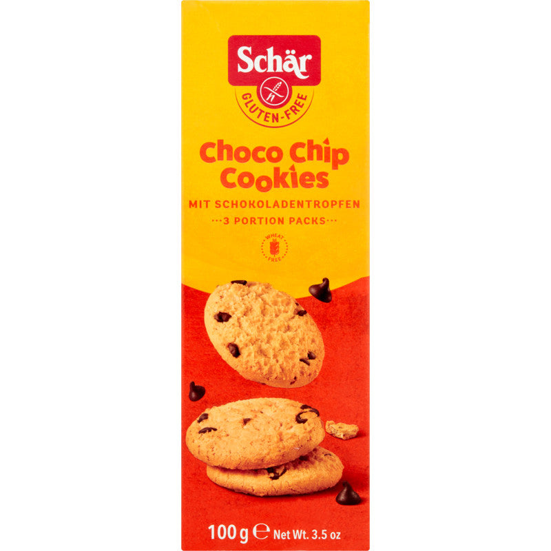 Schar Choco Chip Cookies 100gr glutenfree