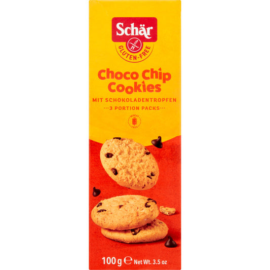 Schar Choco Chip Cookies 100gr glutenfree
