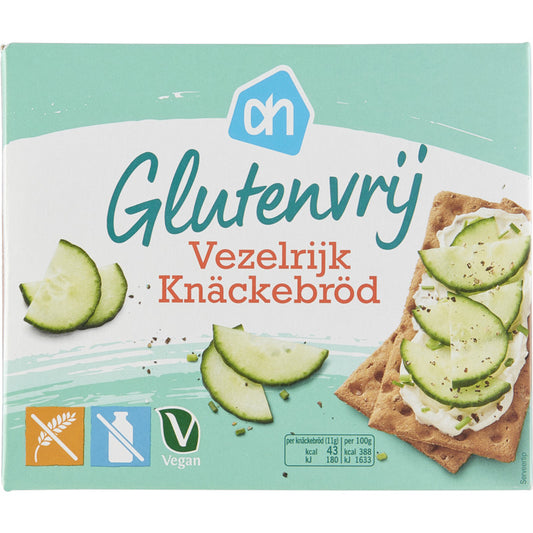 AH Glutenfree Knackebrod crispbread crackers 230gr