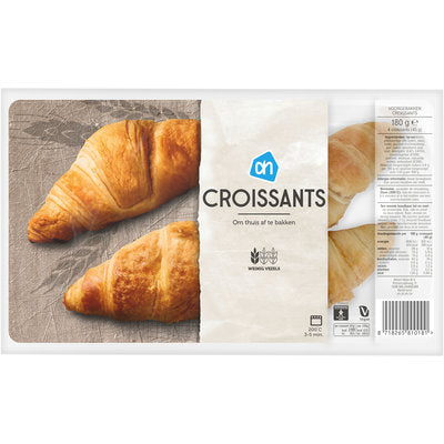 Albert Heijn/Jumbo 4x Croissant Pre-baked 180gr