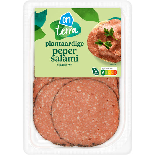 AH Terra Pepper Salami Slices 80gr