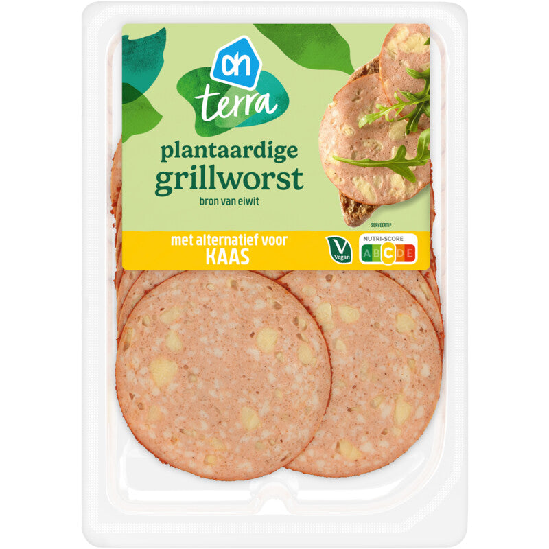 AH Terra Grilled Sausage with Cheese Slices 80gr