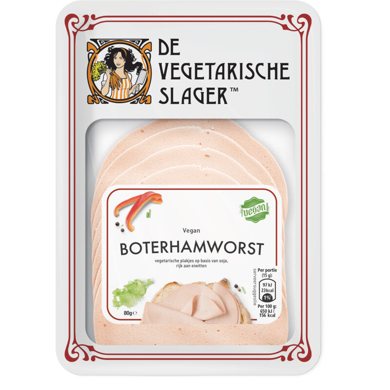 Vegetarian Butcher Sausage deli-meat slices 80gr