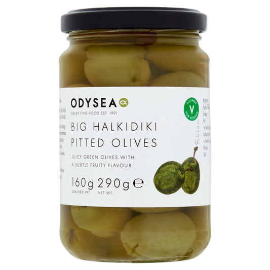 Odysea Big Halkidiki Pitted Olives 290gr glutenfree