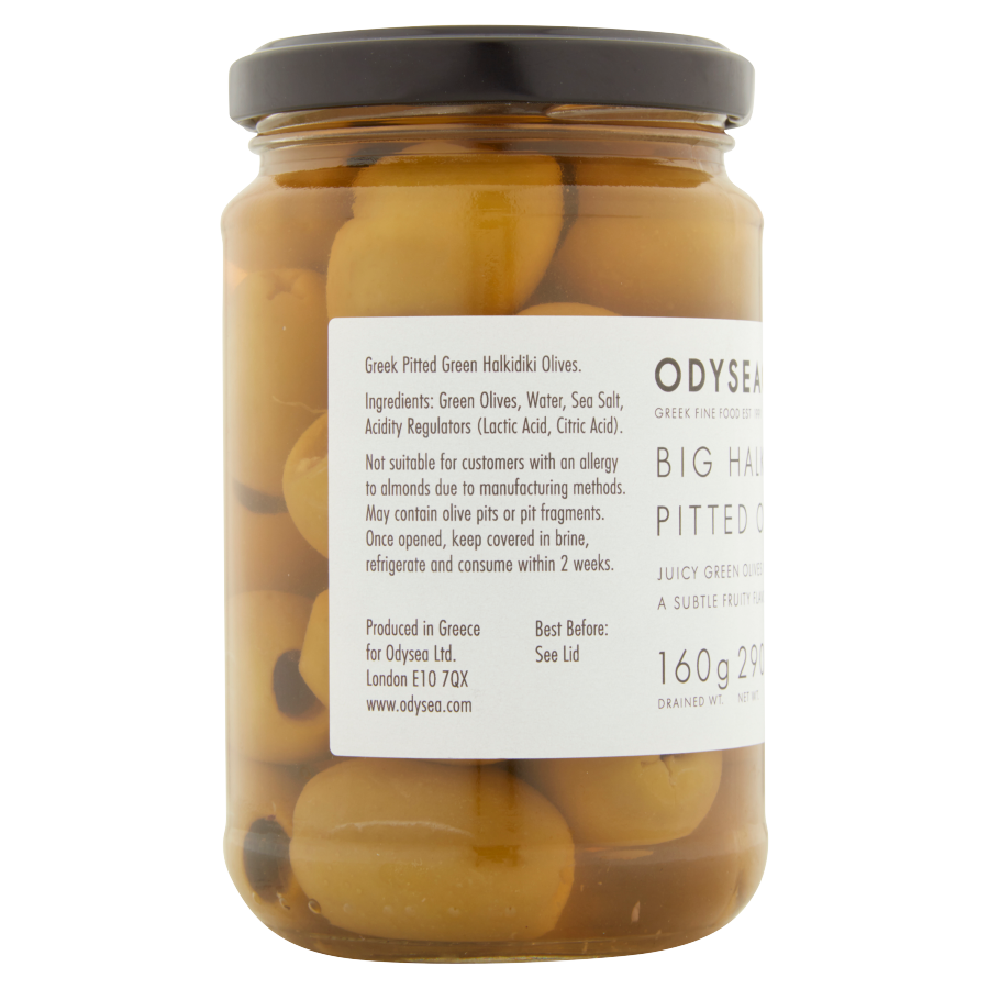 Odysea Big Halkidiki Pitted Olives 290gr glutenfree