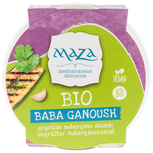 Maza Organic Baba Ganoush spread 175gr glutenfree