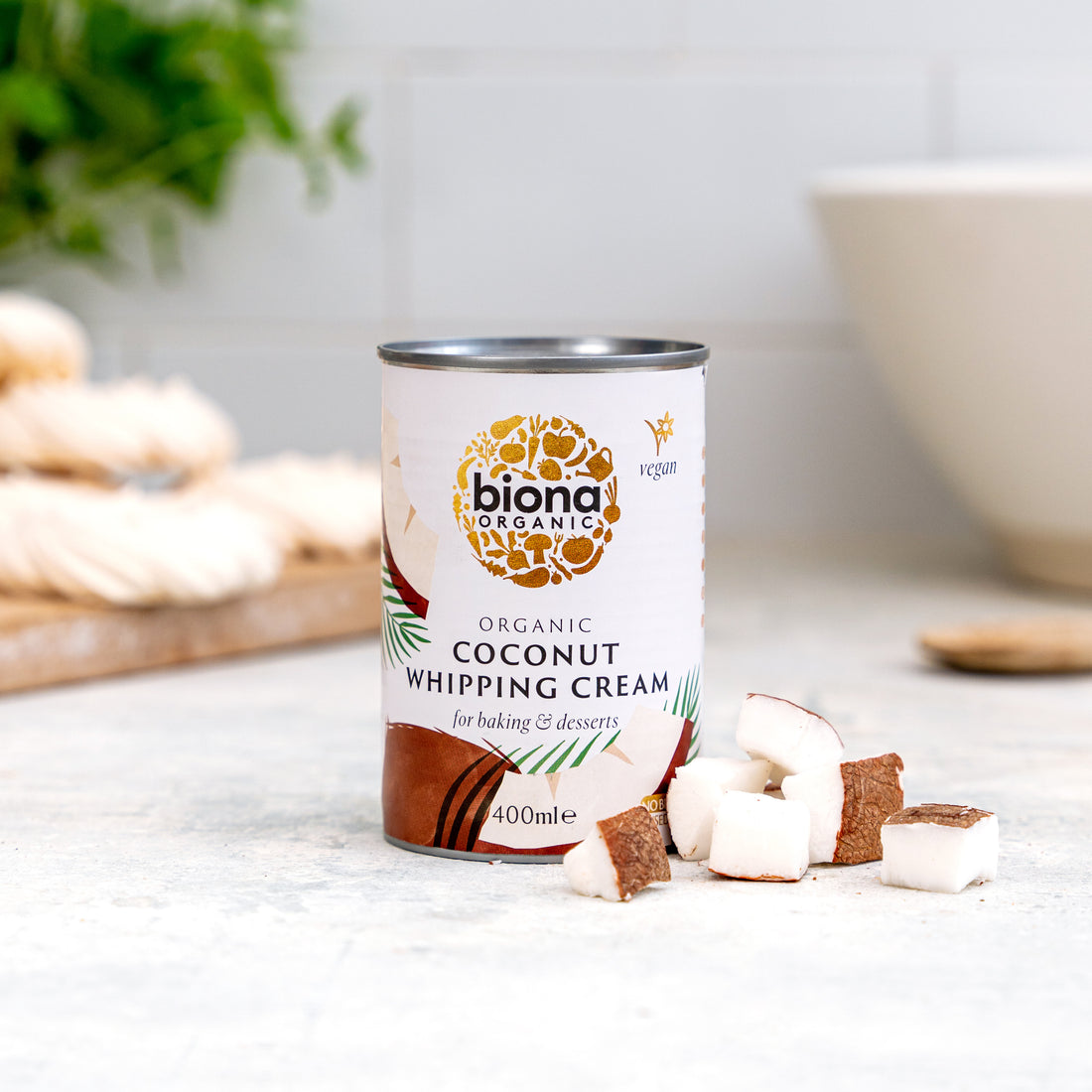 Biona Organic Coconut Whipping Cream 400ml glutenfree