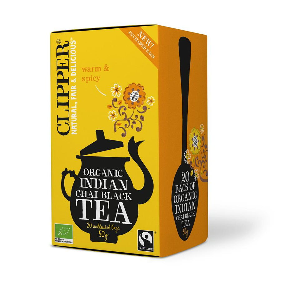 Clipper Organic Tea India Chai 20 unbleached teabags
