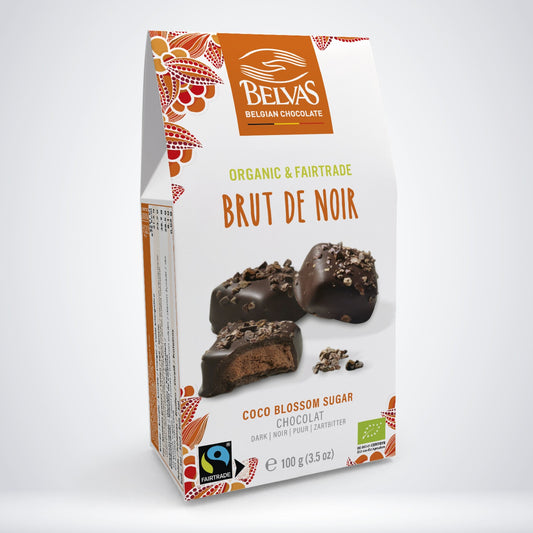 Belvas 有機巧克力黑巧克力 100 克，無麩質