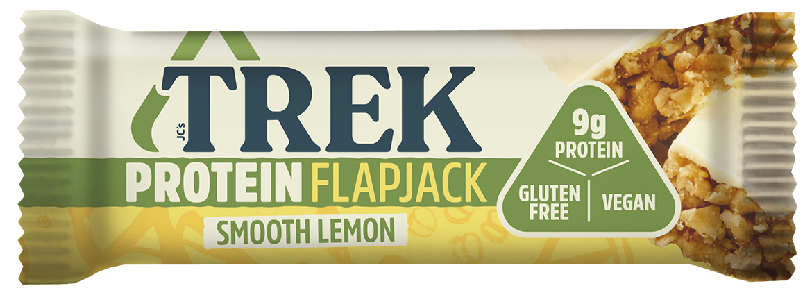 Trek Protein Flapjack Smooth Lemon 3x (glutenfree) 150gr