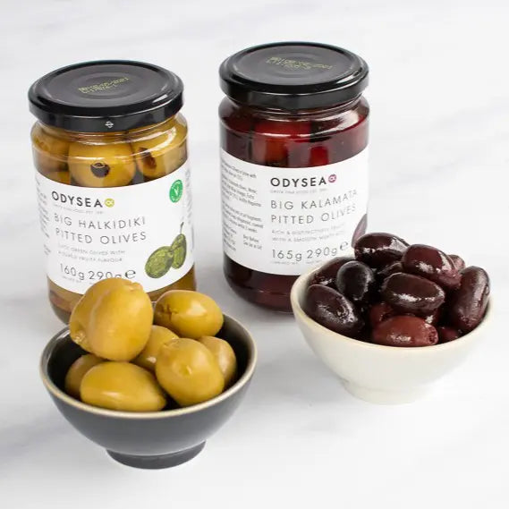 Odysea Big Halkidiki Pitted Olives 290gr glutenfree