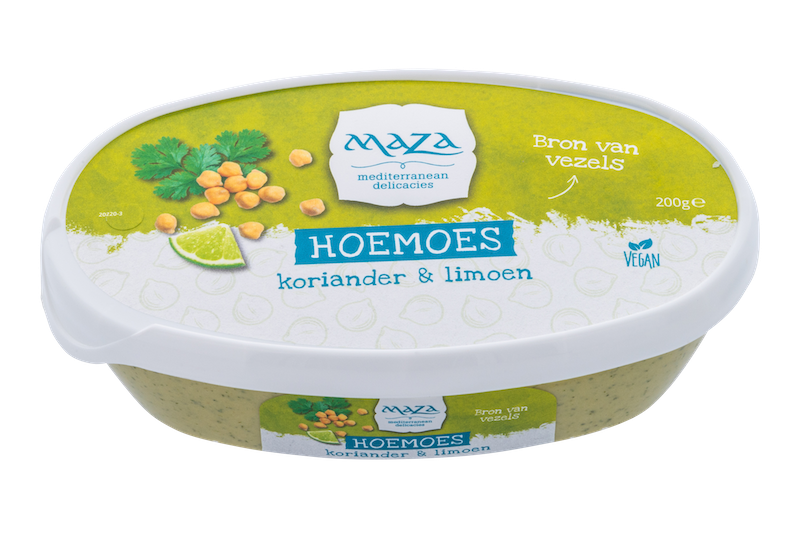 Maza Hummus Coriander Lime spread 200gr glutenfree