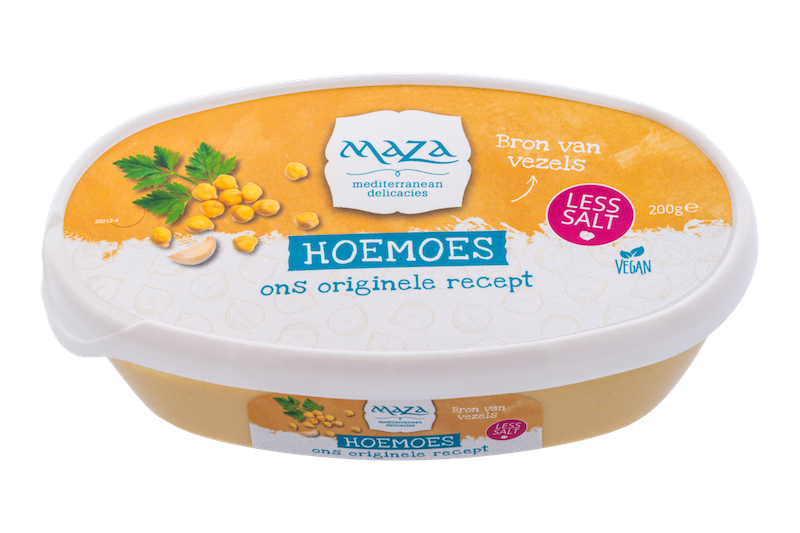 Maza Hummus Natural less salt spread 200gr glutenfree