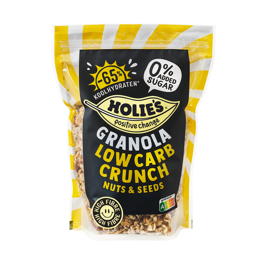 15% SALE - Holie's Granola Low Carb Crunch Nuts & Seeds (no added sugar) 350gr (expiry 24-3-27)