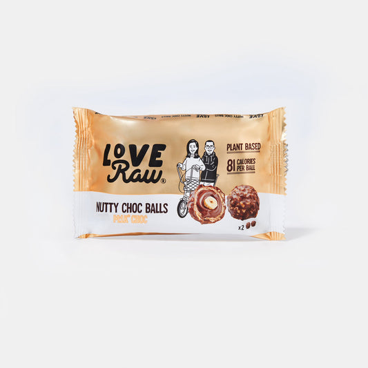 SALE 30% - LoveRaw Nutty Chocolate Balls (like Ferrero Rocher) 28gr (original hkd39, expiry Nov-24)