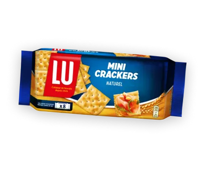 LU Mini Crackers Naturel 10packs 250gr