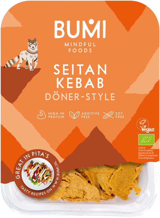 Bumi Pulled Seitan Doner Kebab style 175gr