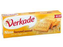 Verkade Nizza Caramel Sea Salt cookies 240gr