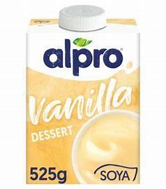 Alpro Dessert Custard Vanilla 525gr glutenfree