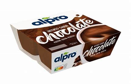 Alpro Dessert Custard Chocolate 4x 500gr glutenfree