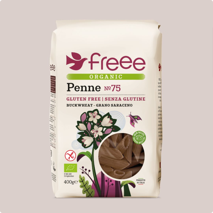 Doves Farm Freee Organic Gluten Free Buckwheat Penne Pasta 400g