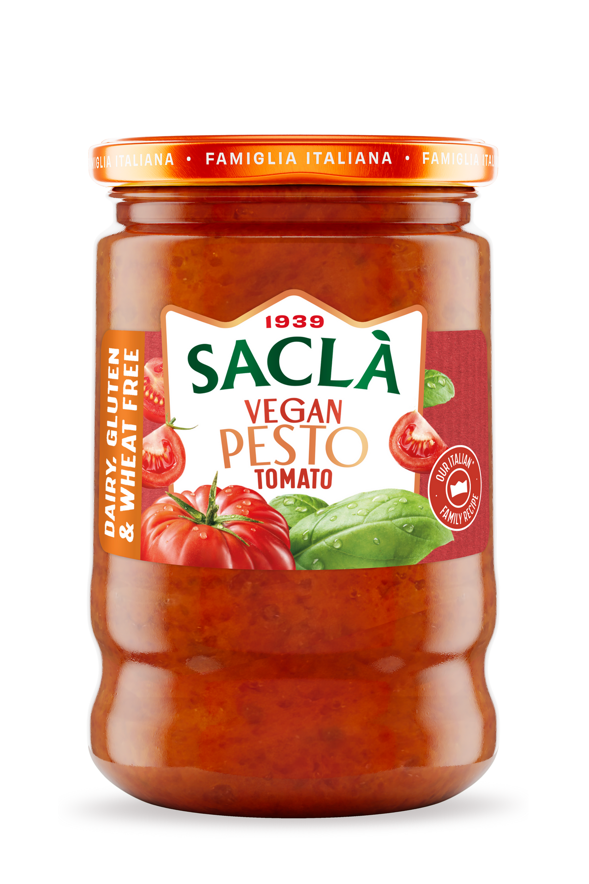 Sacla Pesto Tomato 190gr glutenfree