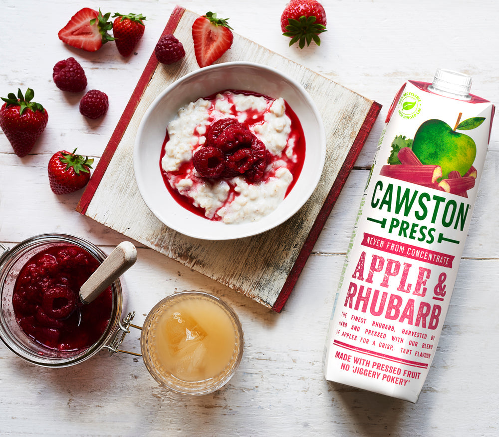 Cawston Press 99.7% Apple & Rhubarb Juice natural (no added sugar) 1L