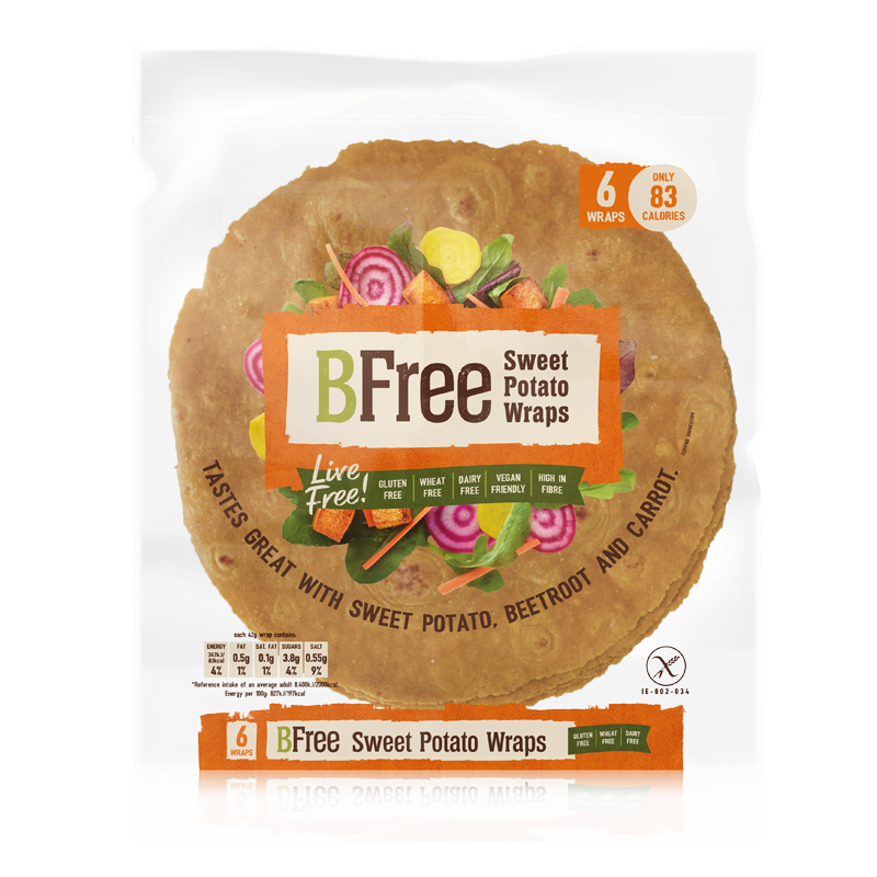 BFree Wraps Sweet Potato 6x 252gr glutenfree