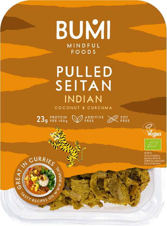 Bumi Pulled Seitan Indian style 175gr