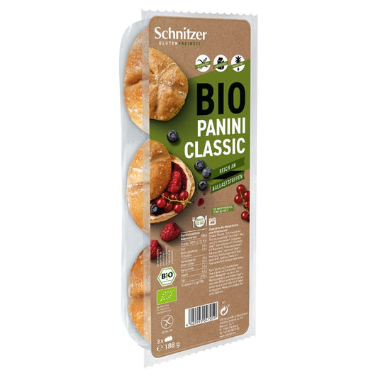 Schnitzer Organic Kaiser Panini Royal 180gr glutenfree