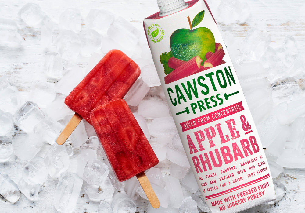 Cawston Press 99.7% Apple & Rhubarb Juice natural (no added sugar) 1L
