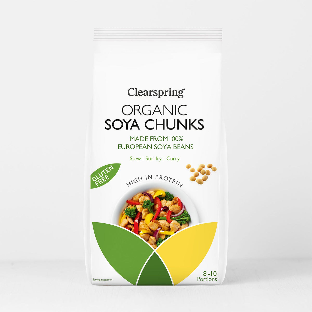 Clearspring Organic Soya Chunks Textured Vegetable Protein 200gr glutenfree