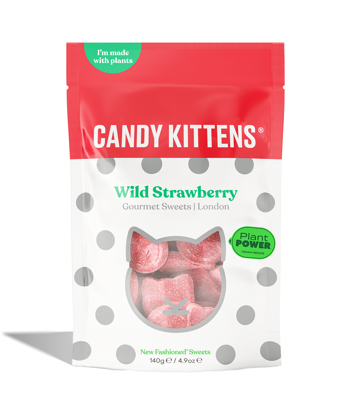Candy Kittens Wild Strawberry gourmet sweets 140gr