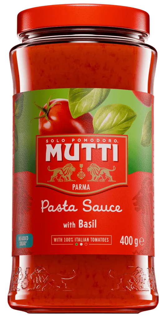 Mutti Pasta sauce Basil 400gr glutenfree