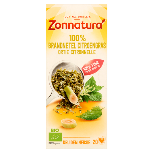 Zonnatura Organic Nettle Lemongrass Tea 20x