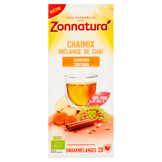 Zonnatura Organic Chaimix Kurkuma Tea 20x