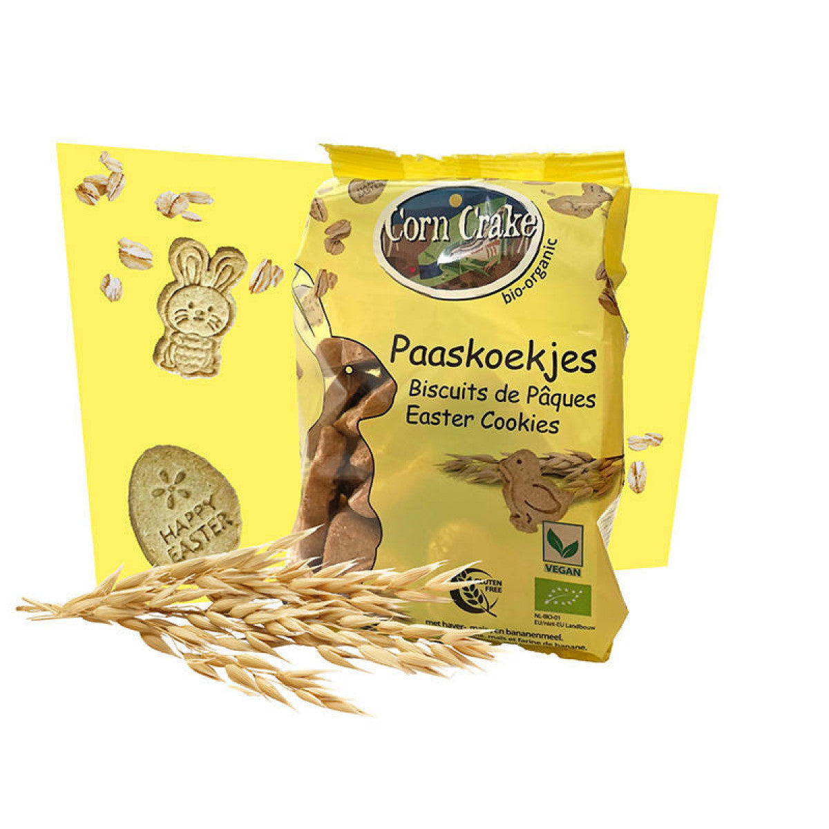 有機燕麥薑餅香料（Speculoos）玉米秧雞餅乾 150 克，無麩質