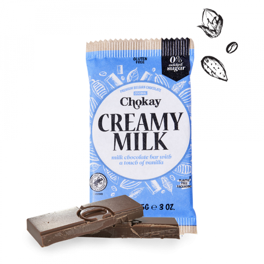 Chokay Chocolate bar Creamy Milk 85gr glutenfree