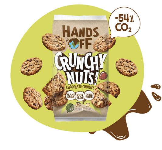SALE 50% - Hands Off Crunchy Nuts Cookies 105gr (original hkd 65, expiry 30-5-24)