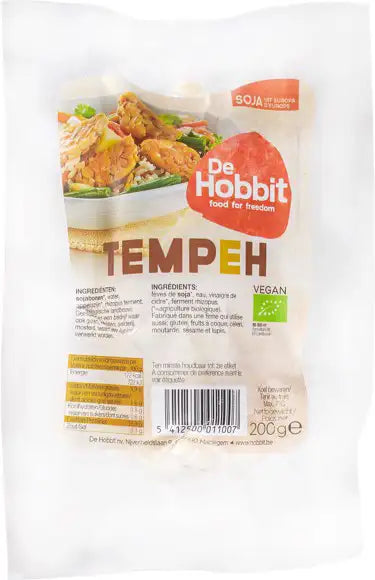 De Hobbit Organic Tempeh 200gr glutenfree