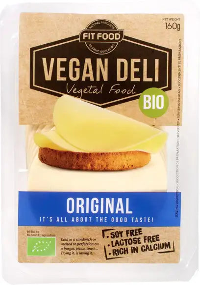 Vegan Deli Organic Cheese Original Swiss Cheese 150gr