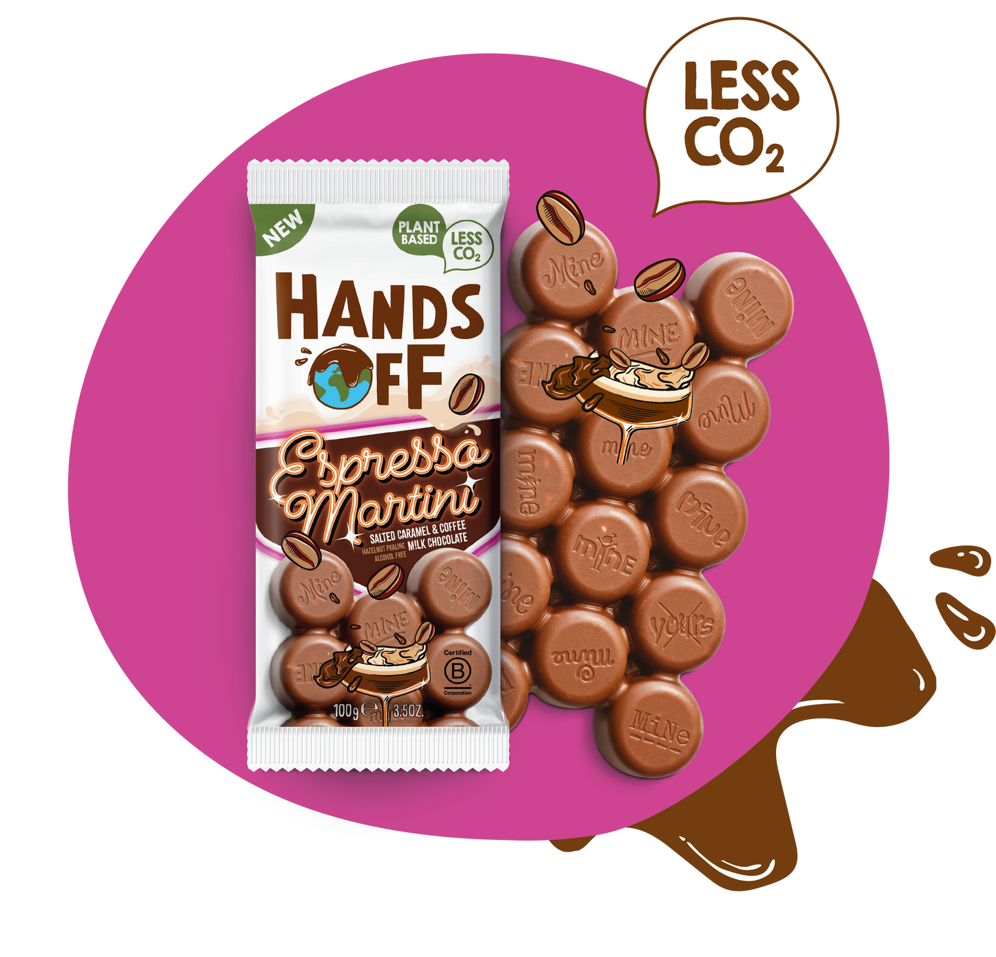 Hands Off Chocolate tablet Espresso Martini 100gr