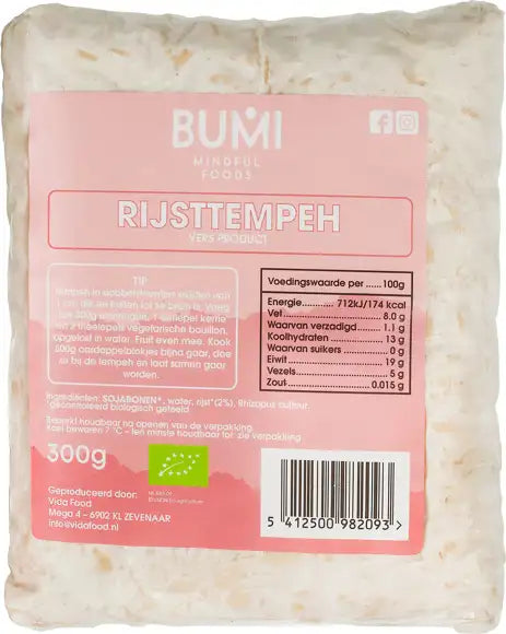 Bumi Organic Tempeh rice and soy 300gr