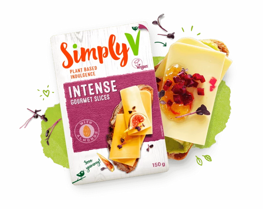 Simply V Intense Cheese slices 150gr