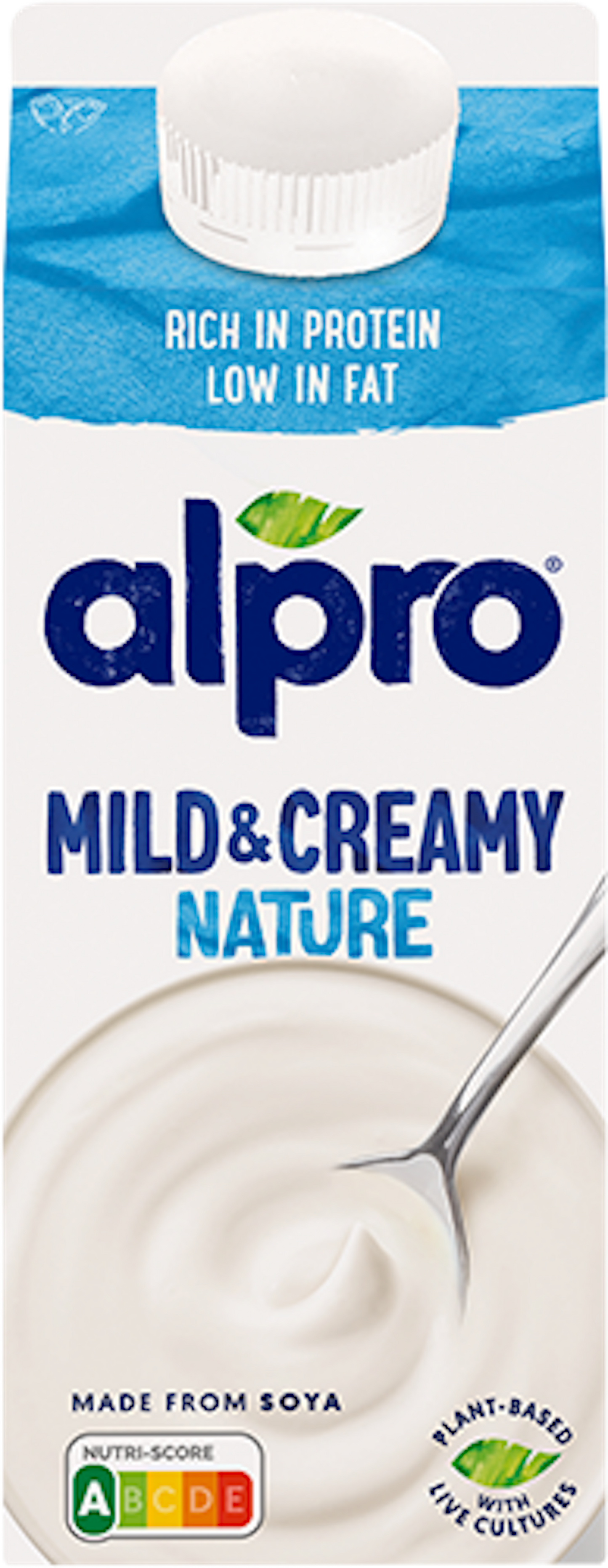 Alpro Yoghurt Natural Mild & Creamy 755gr glutenfree