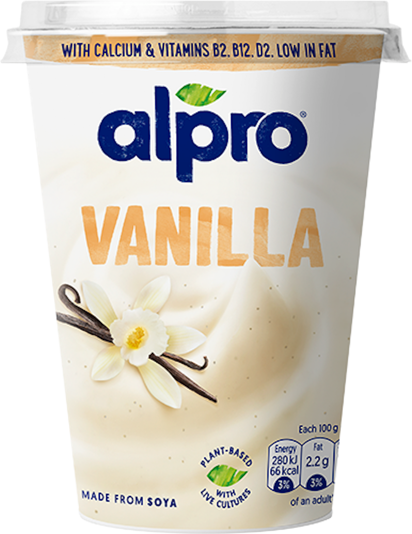 Alpro Yoghurt Vanilla 500gr glutenfree